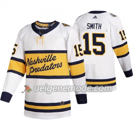 Herren Eishockey Nashville Predators Trikot Craig Smith 15 Adidas 2020 Winter Classic Authentic